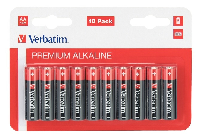 Alkaline Battery AA 10 Pack / LR6 ryhmässä KODINELEKTRONIIKKA / Paristot & Laturit / Akut / AA @ TP E-commerce Nordic AB (38-67019)