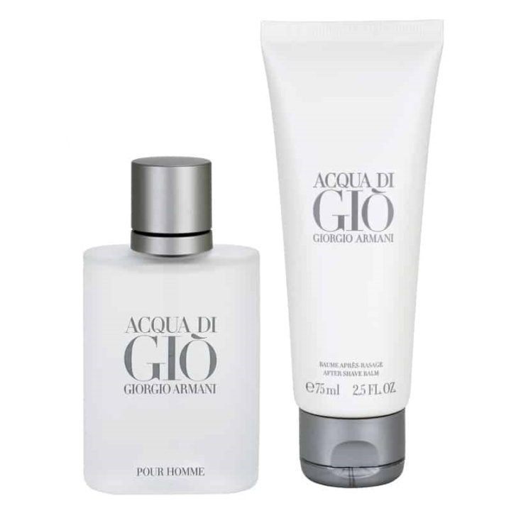 Giftset Armani Acqua di Gio Pour Homme Edt 50ml ryhmässä KAUNEUS JA TERVEYS / Tuoksut & Parfyymit / Parfyymit / Hajuvesiboksit @ TP E-commerce Nordic AB (38-67546)