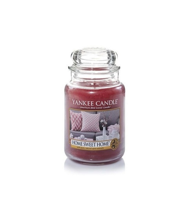Yankee Candle Classic Large Jar Home Sweet Home Candle 623g ryhmässä KAUNEUS JA TERVEYS / Tuoksut & Parfyymit / Muut tuoksut / Tuoksukynttilät @ TP E-commerce Nordic AB (38-67636)