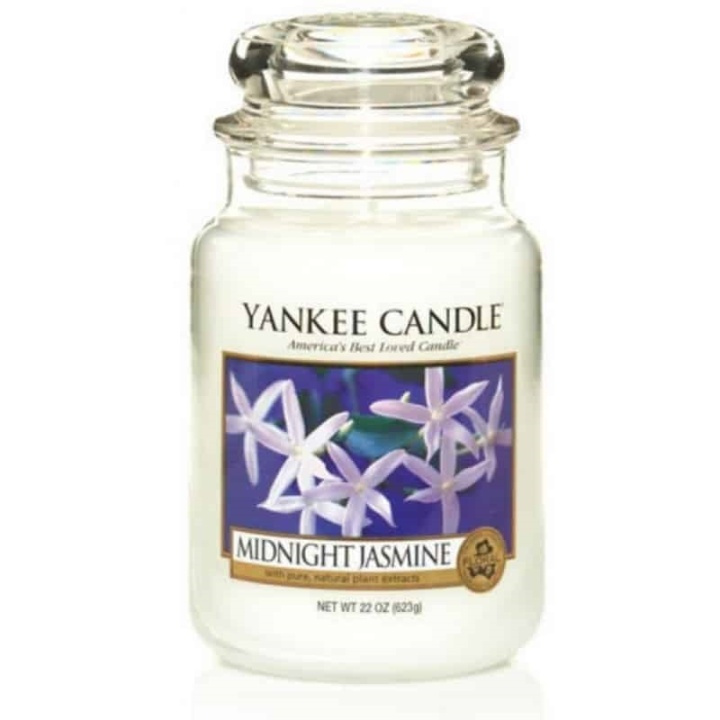 Yankee Candle Classic Large Jar Midnight Jasmine Candle 623g ryhmässä KAUNEUS JA TERVEYS / Tuoksut & Parfyymit / Muut tuoksut / Tuoksukynttilät @ TP E-commerce Nordic AB (38-67641)