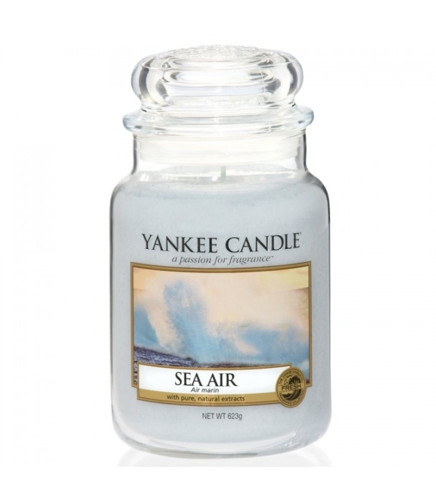 Yankee Candle Classic Large Jar Sea Air Candle 623g ryhmässä KAUNEUS JA TERVEYS / Tuoksut & Parfyymit / Muut tuoksut / Tuoksukynttilät @ TP E-commerce Nordic AB (38-67647)