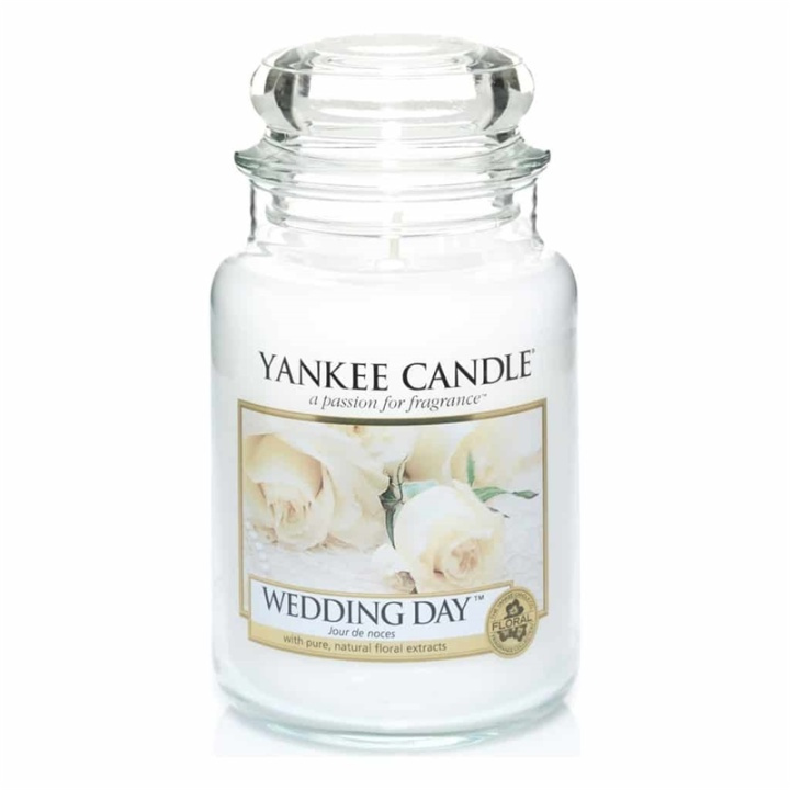 Yankee Candle Classic Large Jar Wedding Day Candle 623g ryhmässä KAUNEUS JA TERVEYS / Tuoksut & Parfyymit / Muut tuoksut / Tuoksukynttilät @ TP E-commerce Nordic AB (38-67655)