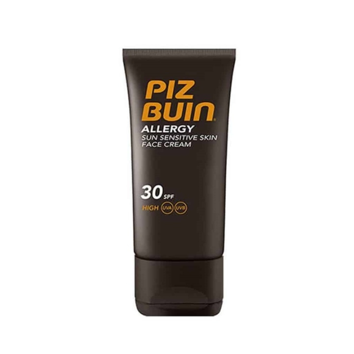 Piz Buin Allergy Sun Face Cream Sensitive Skin SPF30 50ml ryhmässä KAUNEUS JA TERVEYS / Ihonhoito / Rusketus / Aurinkosuoja @ TP E-commerce Nordic AB (38-67871)