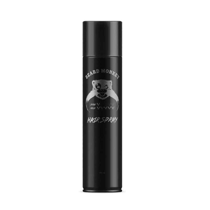 Beard Monkey Hair Spray 300ml ryhmässä KAUNEUS JA TERVEYS / Hiukset &Stailaus / Hiusten stailaus / Hiuslakka @ TP E-commerce Nordic AB (38-67922)