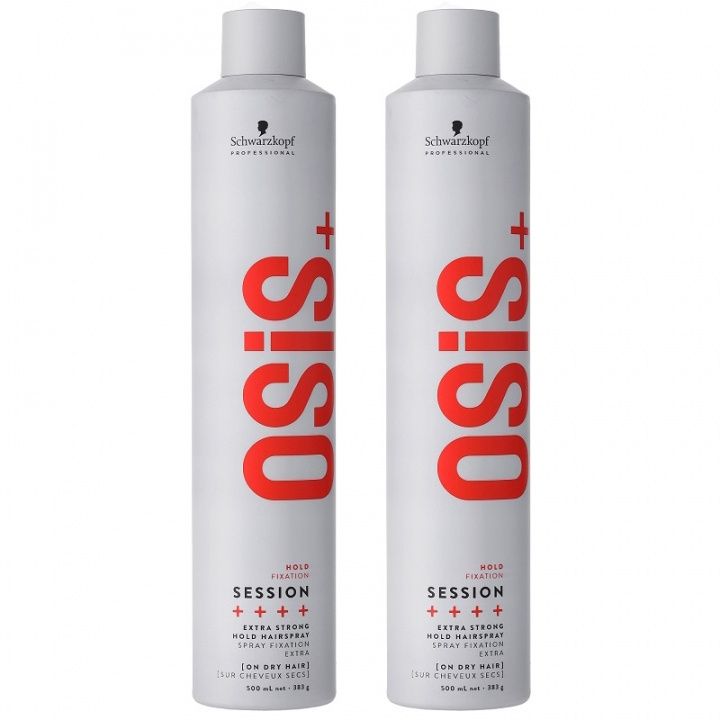 2-pack Schwarzkopf Osis Session 500ml ryhmässä KAUNEUS JA TERVEYS / Hiukset &Stailaus / Hiusten stailaus / Hiuslakka @ TP E-commerce Nordic AB (38-67949)