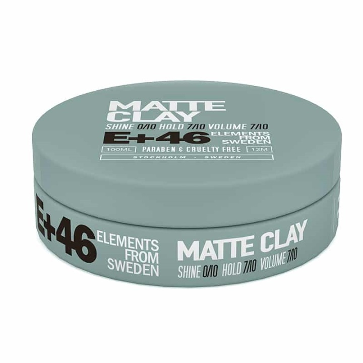 2-pack E+46 Matte Clay 100ml ryhmässä KAUNEUS JA TERVEYS / Hiukset &Stailaus / Hiusten stailaus / Karvanpoistovaha @ TP E-commerce Nordic AB (38-67972)