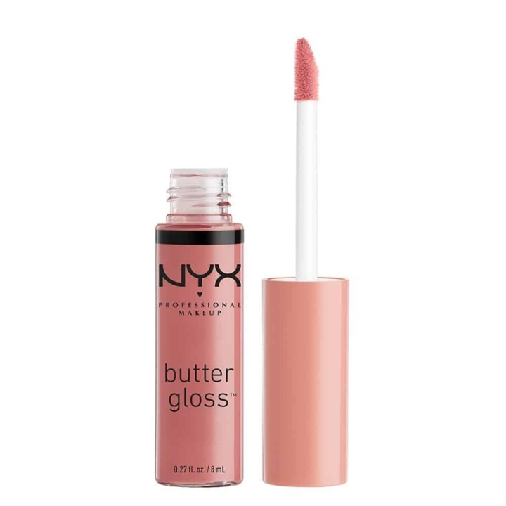 NYX PROF. MAKEUP Butter Gloss - Tiramisu ryhmässä KAUNEUS JA TERVEYS / Meikit / Huulet / Huulikiilto / Plumper @ TP E-commerce Nordic AB (38-68350)