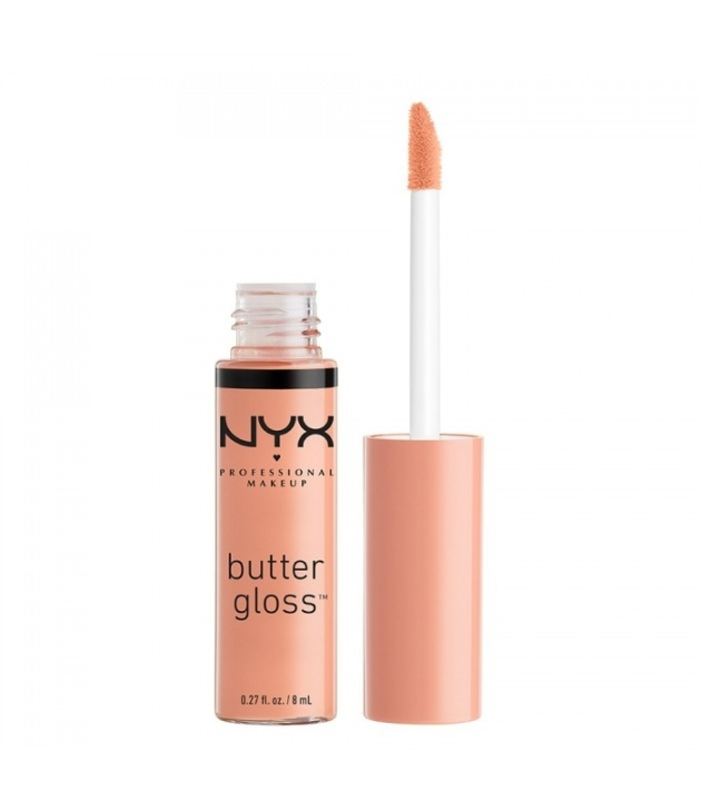 NYX PROF. MAKEUP Butter Gloss -13 Fortune Cookie ryhmässä KAUNEUS JA TERVEYS / Meikit / Huulet / Huulikiilto / Plumper @ TP E-commerce Nordic AB (38-68354)