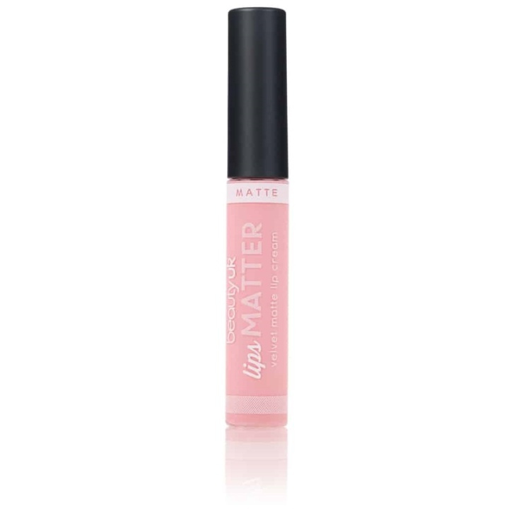 Beauty UK Lips Matter - No.10 Powder Pink & Pout 8g ryhmässä KAUNEUS JA TERVEYS / Meikit / Huulet / Huulipuna @ TP E-commerce Nordic AB (38-68422)