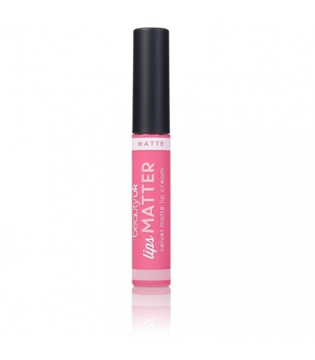 Beauty UK Lips Matter - No.6 Nudge Nudge Pink Pink 8g ryhmässä KAUNEUS JA TERVEYS / Meikit / Huulet / Huulipuna @ TP E-commerce Nordic AB (38-68427)