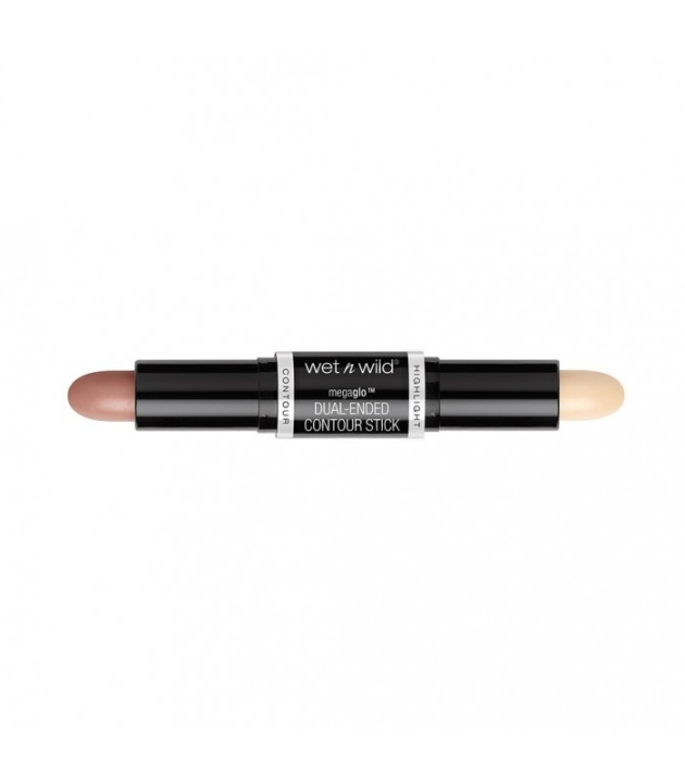 Wet n Wild Mega Glo Dual-Ended Contour Stick Light/Medium 4g ryhmässä KAUNEUS JA TERVEYS / Meikit / Meikit Kasvot / Contour/Highlight @ TP E-commerce Nordic AB (38-68918)