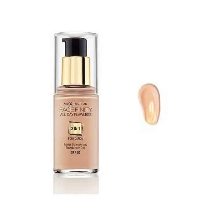 Max Factor Facefinity 3 In 1 Foundation 35 Pearl Beige ryhmässä KAUNEUS JA TERVEYS / Meikit / Meikit Kasvot / Meikkivoide @ TP E-commerce Nordic AB (38-68983)