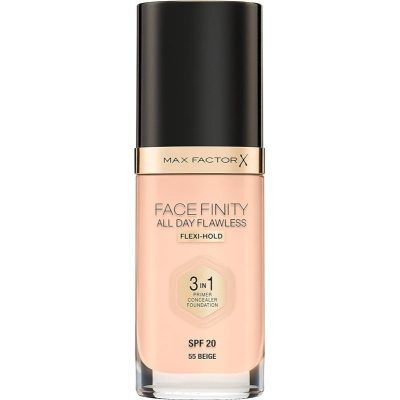Max Factor Facefinity 3 In 1 Foundation 55 Beige ryhmässä KAUNEUS JA TERVEYS / Meikit / Meikit Kasvot / Meikkivoide @ TP E-commerce Nordic AB (38-68987)