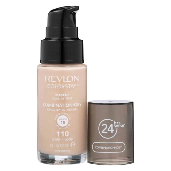 Revlon Colorstay Makeup Combination/Oily Skin - 110 Ivory 30ml ryhmässä KAUNEUS JA TERVEYS / Meikit / Meikit Kasvot / Meikkivoide @ TP E-commerce Nordic AB (38-69103)