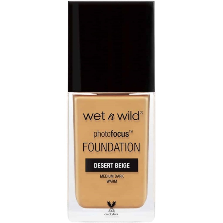 Wet n Wild Photo Focus Foundation Desert Beige ryhmässä KAUNEUS JA TERVEYS / Meikit / Meikit Kasvot / Meikkivoide @ TP E-commerce Nordic AB (38-69128)