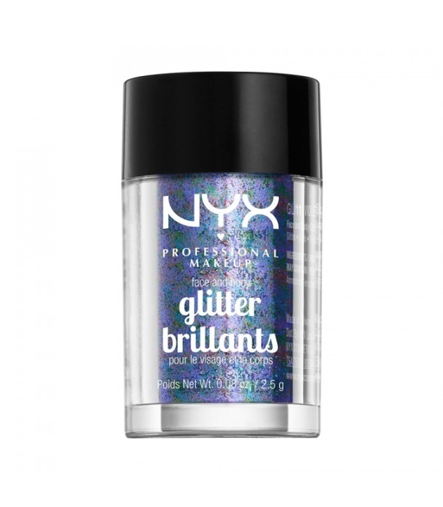 NYX PROF. MAKEUP Face & Body Glitter - 11 Violet 2,5g ryhmässä KAUNEUS JA TERVEYS / Meikit / Meikit Kasvot / Glitteri @ TP E-commerce Nordic AB (38-69145)
