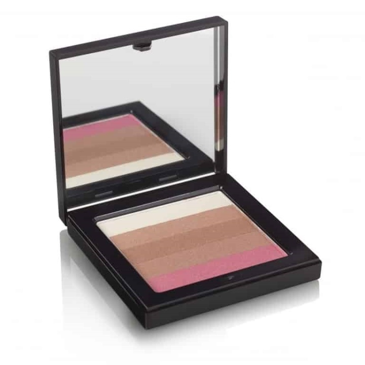 Beauty UK Shimmer Box No.2 Rose ryhmässä KAUNEUS JA TERVEYS / Meikit / Meikit Kasvot / Poskipuna / Aurinkopuuteri @ TP E-commerce Nordic AB (38-69243)