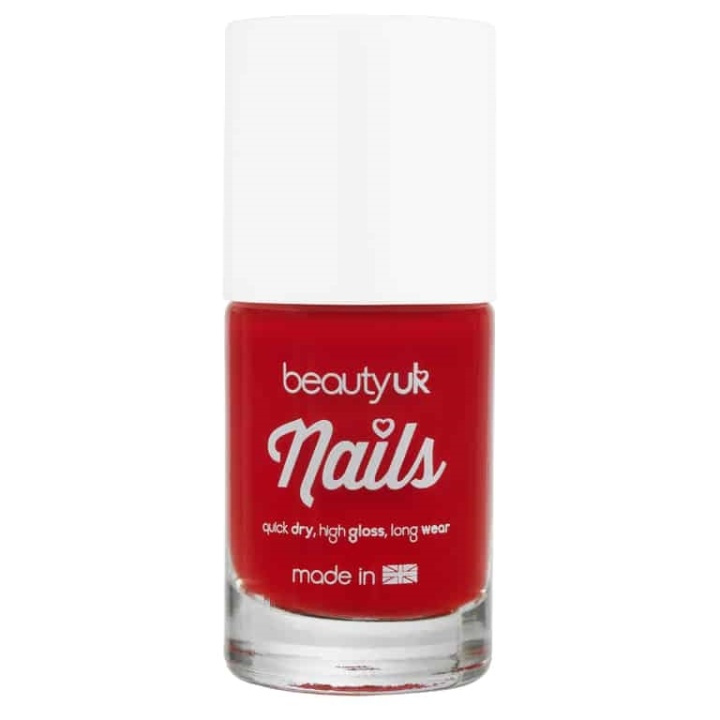 Beauty UK Nails no.11 - Post Box Red 9ml ryhmässä KAUNEUS JA TERVEYS / Manikyyri/Pedikyyri / Kynsilakka @ TP E-commerce Nordic AB (38-69370)