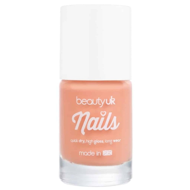 Beauty UK Nails no.24 Just Peachy 9ml ryhmässä KAUNEUS JA TERVEYS / Manikyyri/Pedikyyri / Kynsilakka @ TP E-commerce Nordic AB (38-69374)