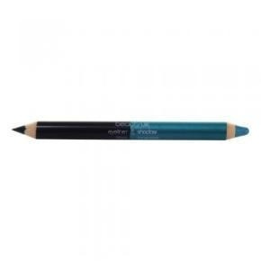 Beauty UK Double Ended Jumbo Pencil no.3 - Black&Turquoise ryhmässä KAUNEUS JA TERVEYS / Meikit / Silmät ja kulmat / Silmänrajauskynä / Kajaali @ TP E-commerce Nordic AB (38-69547)
