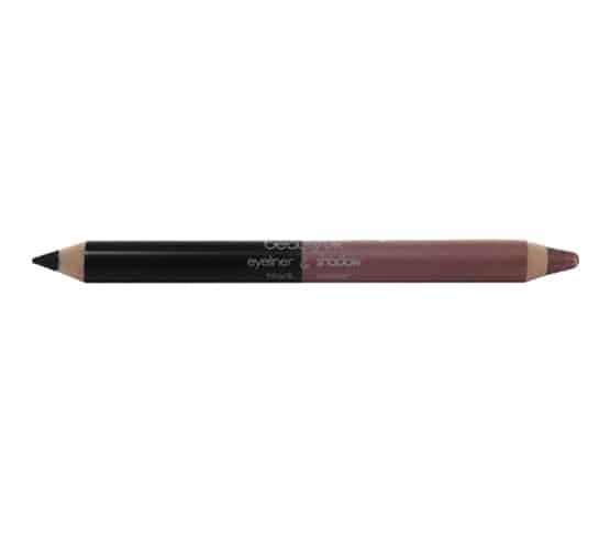 Beauty UK Double Ended Jumbo Pencil no.4 - Black&Copper ryhmässä KAUNEUS JA TERVEYS / Meikit / Silmät ja kulmat / Silmänrajauskynä / Kajaali @ TP E-commerce Nordic AB (38-69548)