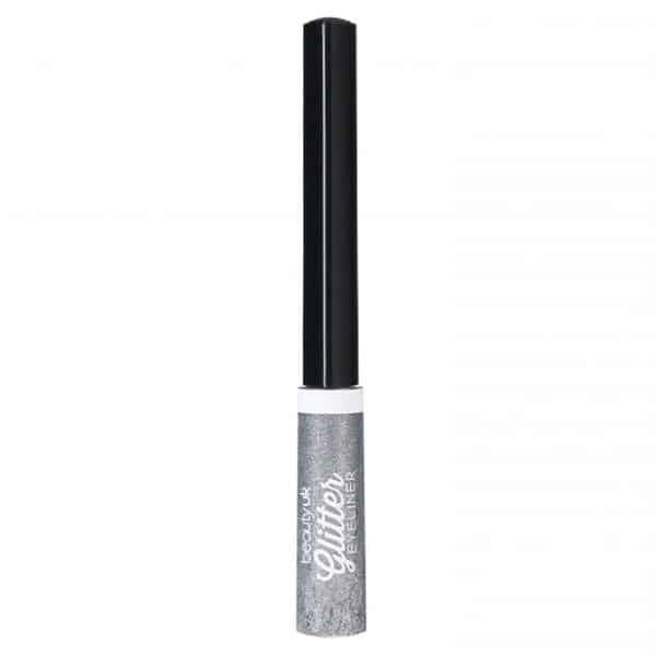 Beauty UK Glitter Eyeliner - Silver 5ml ryhmässä KAUNEUS JA TERVEYS / Meikit / Silmät ja kulmat / Silmänrajauskynä / Kajaali @ TP E-commerce Nordic AB (38-69549)