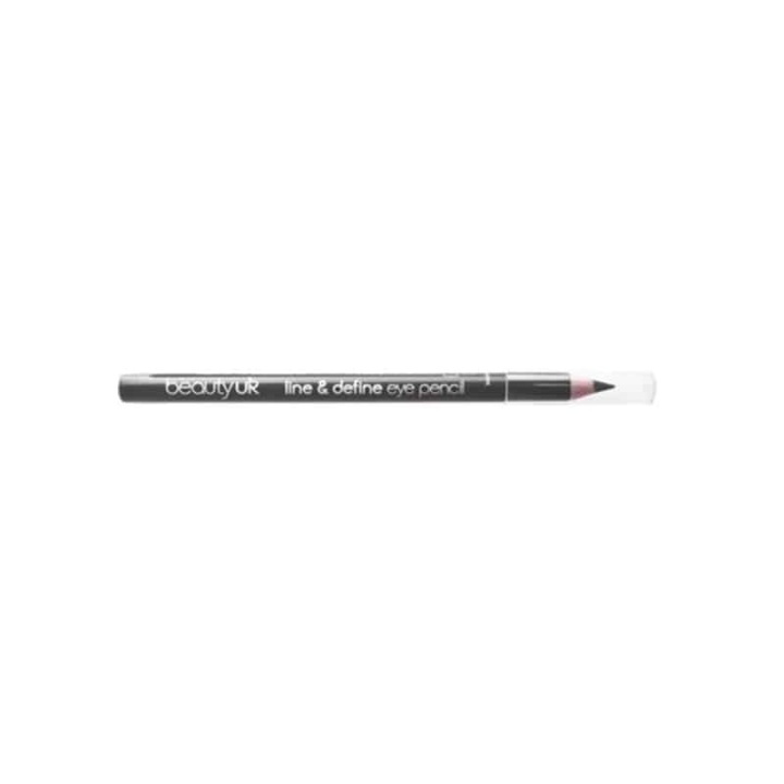 Beauty UK Line & Define Eye Pencil No.8 - Dark Grey ryhmässä KAUNEUS JA TERVEYS / Meikit / Silmät ja kulmat / Silmänrajauskynä / Kajaali @ TP E-commerce Nordic AB (38-69554)
