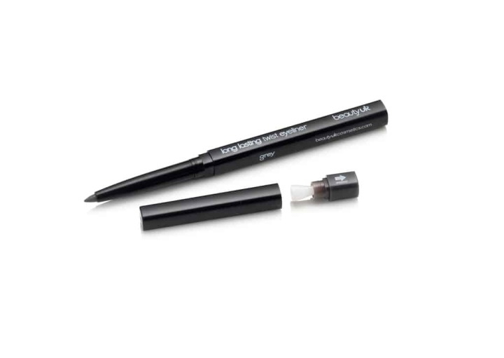 Beauty UK Twist Eye Liner Pencil - Grey ryhmässä KAUNEUS JA TERVEYS / Meikit / Silmät ja kulmat / Silmänrajauskynä / Kajaali @ TP E-commerce Nordic AB (38-69558)