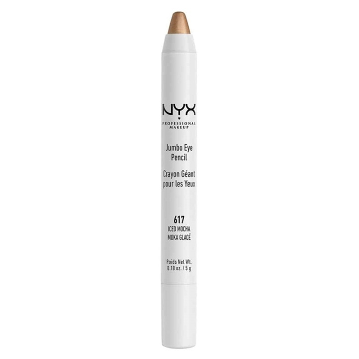 NYX PROF. MAKEUP Jumbo Eye Pencil Iced Mocha ryhmässä KAUNEUS JA TERVEYS / Meikit / Silmät ja kulmat / Silmänrajauskynä / Kajaali @ TP E-commerce Nordic AB (38-69611)