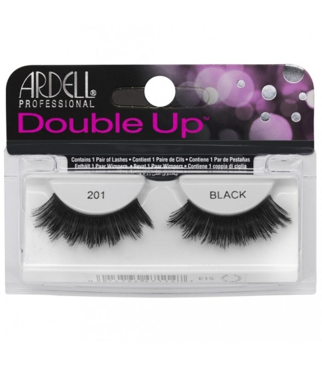 Ardell Double Up False Eyelashes Black 201 ryhmässä KAUNEUS JA TERVEYS / Meikit / Silmät ja kulmat / Irtoripset @ TP E-commerce Nordic AB (38-69671)