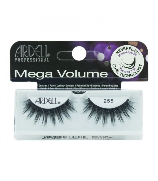 Ardell False Lashes Mega Volume 255 Black ryhmässä KAUNEUS JA TERVEYS / Meikit / Silmät ja kulmat / Irtoripset @ TP E-commerce Nordic AB (38-69693)