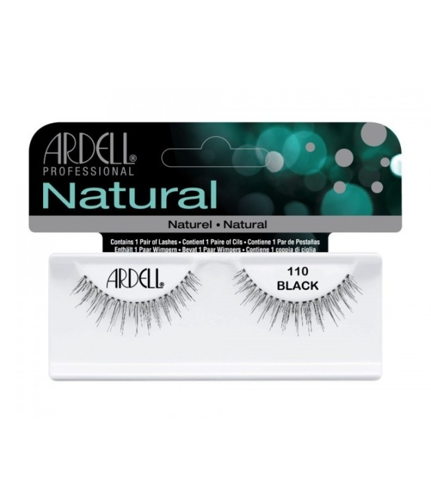 Ardell Natural Lashes 110 Black ryhmässä KAUNEUS JA TERVEYS / Meikit / Silmät ja kulmat / Irtoripset @ TP E-commerce Nordic AB (38-69711)