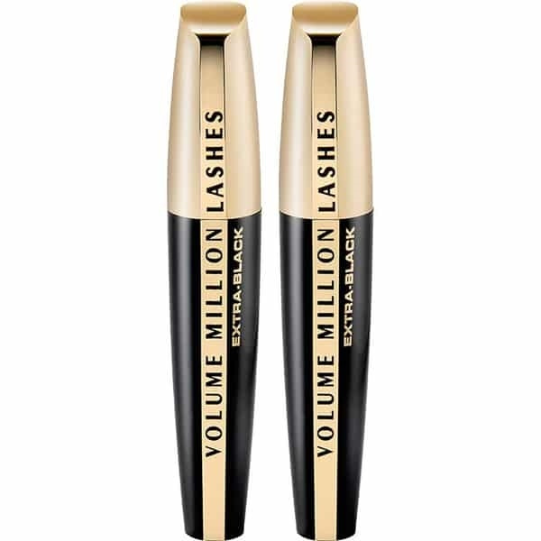 2-pack LOreal Paris Volume Million Lashes Mascara Extra Black 9ml ryhmässä KAUNEUS JA TERVEYS / Meikit / Silmät ja kulmat / Ripsiväri @ TP E-commerce Nordic AB (38-69748)