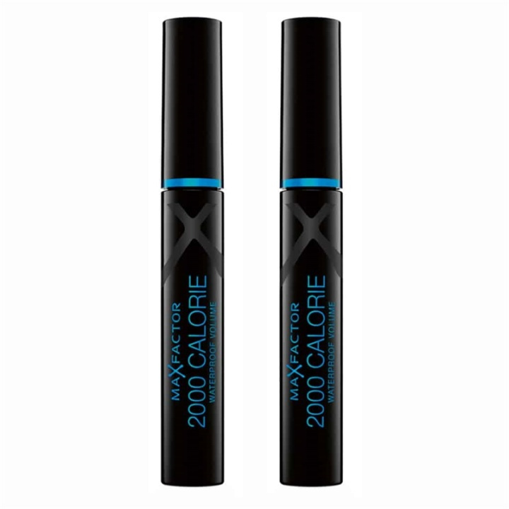 Max Factor 2-pack Max Factor 2000 kalorin ripsiväri Vedenkestävä musta 9ml ryhmässä KAUNEUS JA TERVEYS / Meikit / Silmät ja kulmat / Ripsiväri @ TP E-commerce Nordic AB (38-69772)