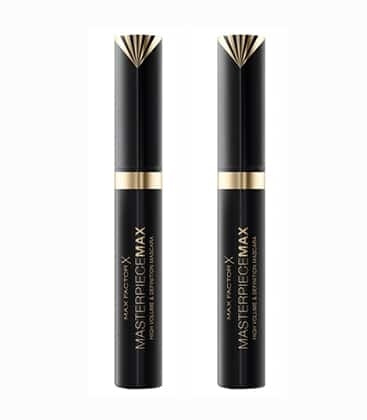 2-pack Max Factor Masterpiece Max Mascara Black 7,2ml ryhmässä KAUNEUS JA TERVEYS / Meikit / Silmät ja kulmat / Ripsiväri @ TP E-commerce Nordic AB (38-69774)