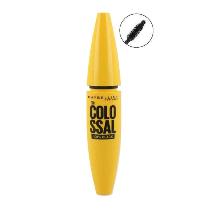 Maybelline Colossal Mascara 100% Black 9ml ryhmässä KAUNEUS JA TERVEYS / Meikit / Silmät ja kulmat / Ripsiväri @ TP E-commerce Nordic AB (38-69787)