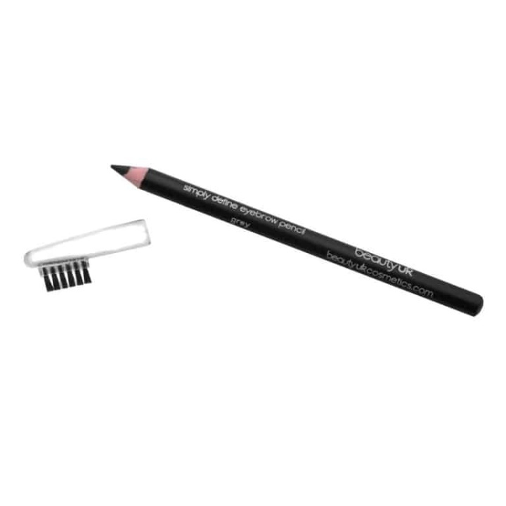 Beauty UK Eyebrow Pencil - Grey ryhmässä KAUNEUS JA TERVEYS / Meikit / Silmät ja kulmat / Kulmakynä @ TP E-commerce Nordic AB (38-69858)