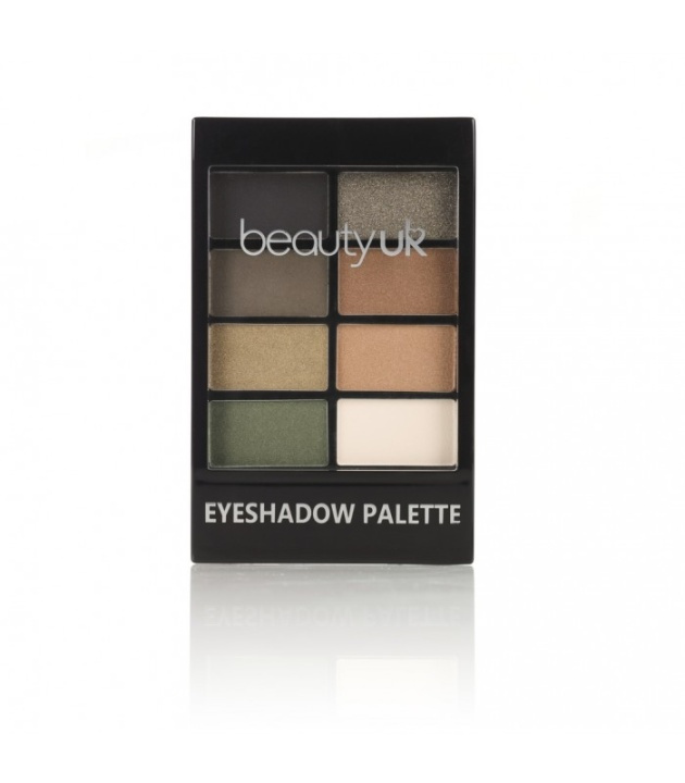 Beauty UK Eyeshadow Palette no.5 - Green with Envy ryhmässä KAUNEUS JA TERVEYS / Meikit / Silmät ja kulmat / Luomivärit @ TP E-commerce Nordic AB (38-69883)