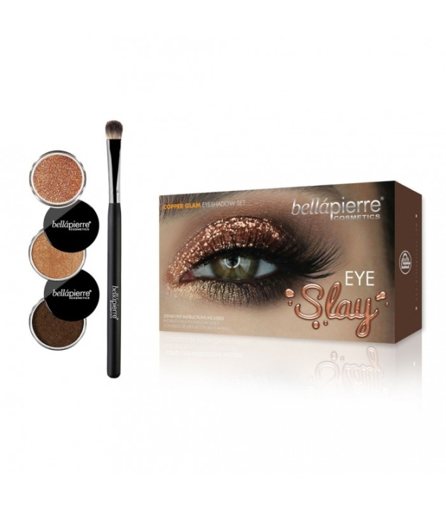 Bellapierre Eye Slay Kit - Copper Glam ryhmässä KAUNEUS JA TERVEYS / Meikit / Silmät ja kulmat / Luomivärit @ TP E-commerce Nordic AB (38-69898)