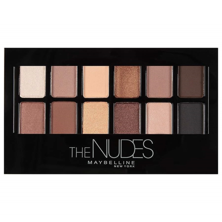 Maybelline The Nudes Eyeshadow Palette 9.6g ryhmässä KAUNEUS JA TERVEYS / Meikit / Silmät ja kulmat / Luomivärit @ TP E-commerce Nordic AB (38-69979)