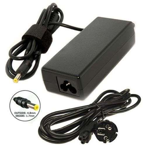 AC Adapter for HP, 18.5V 3.5A 65W (4.8x1.7mm) ryhmässä TIETOKOONET & TARVIKKEET / Kannettavat tietokoneet & tarvikkeet / Laturi / Seinälaturi / HP/Compaq @ TP E-commerce Nordic AB (38-7001)