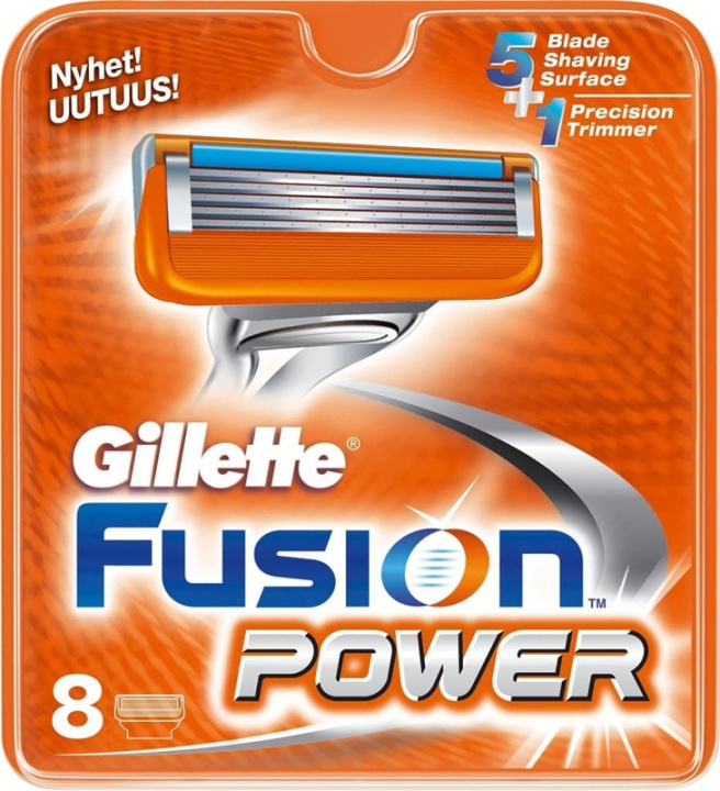 Gillette Fusion Power 8-pack ryhmässä KAUNEUS JA TERVEYS / Hiukset &Stailaus / Sheivaus ja trimmaus / Partahöylät & Tarvikkeet @ TP E-commerce Nordic AB (38-70057)