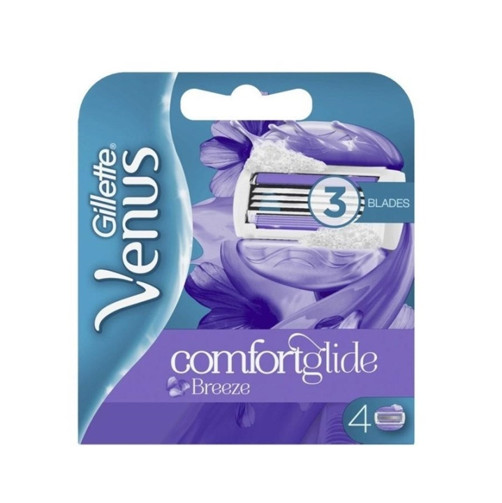 Gillette Venus Breeze Blades 4-pack ryhmässä KAUNEUS JA TERVEYS / Hiukset &Stailaus / Sheivaus ja trimmaus / Partahöylät & Tarvikkeet @ TP E-commerce Nordic AB (38-70068)
