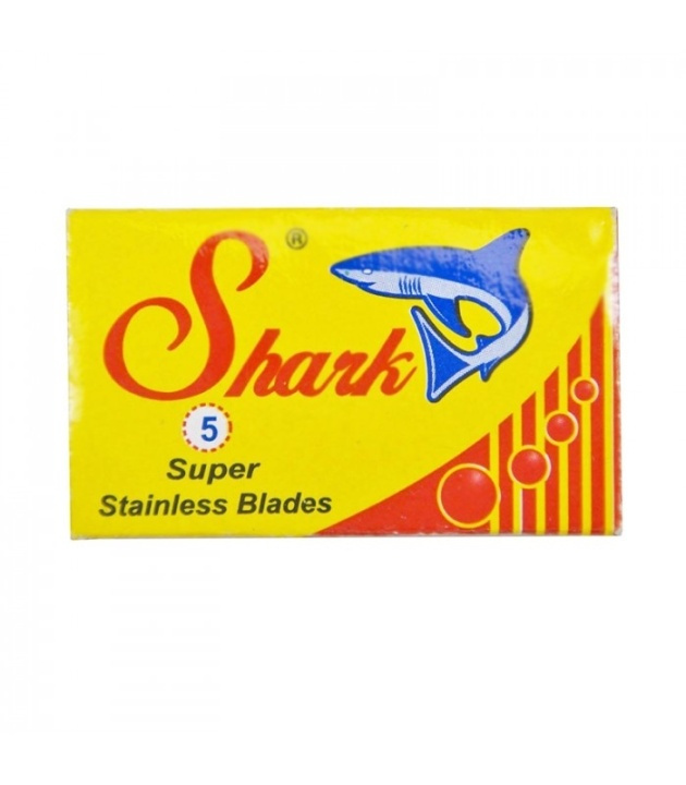 Shark Razors Super Stainless Double Edge 5-pack ryhmässä KAUNEUS JA TERVEYS / Hiukset &Stailaus / Sheivaus ja trimmaus / Partahöylät & Tarvikkeet @ TP E-commerce Nordic AB (38-70084)