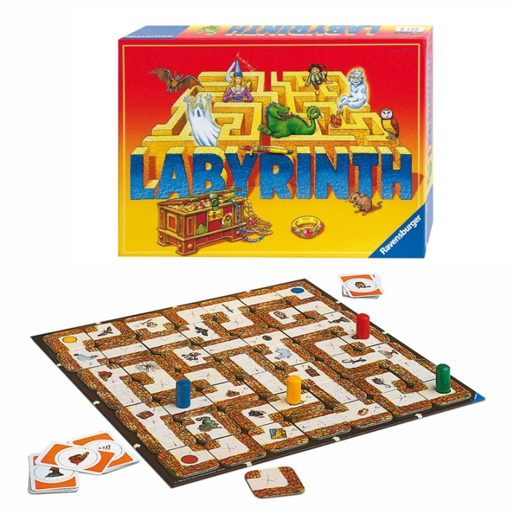 Ravensburger Labyrinth ryhmässä LELUT, TUOTTEET LAPSILLE JA VAUVOILLE / Leikkikalut, Askartelu &Pelit / Seurapelit / Perhepelit @ TP E-commerce Nordic AB (38-70443)