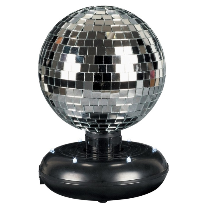 Music LED Mirror Disco Ball 15cm ryhmässä LELUT, TUOTTEET LAPSILLE JA VAUVOILLE / Lastenhuone / Valaistus / Pöytälamput @ TP E-commerce Nordic AB (38-70682)