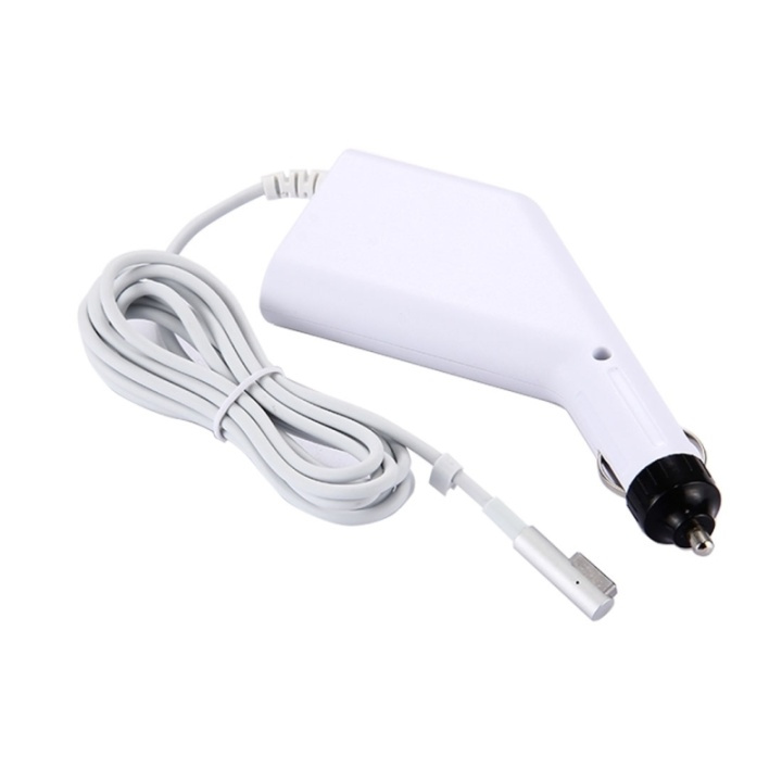 Autolaturi Apple Macbookille, 16.5V (3.65A) 60W, valkoinen ryhmässä TIETOKOONET & TARVIKKEET / Kannettavat tietokoneet & tarvikkeet / Laturi / Autolaturi @ TP E-commerce Nordic AB (38-7113)
