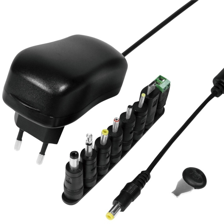 LogiLink Nätadapter 230V-> 3-12V 1A ryhmässä TIETOKOONET & TARVIKKEET / Kannettavat tietokoneet & tarvikkeet / Laturi / Seinälaturi / Universal @ TP E-commerce Nordic AB (38-71331)