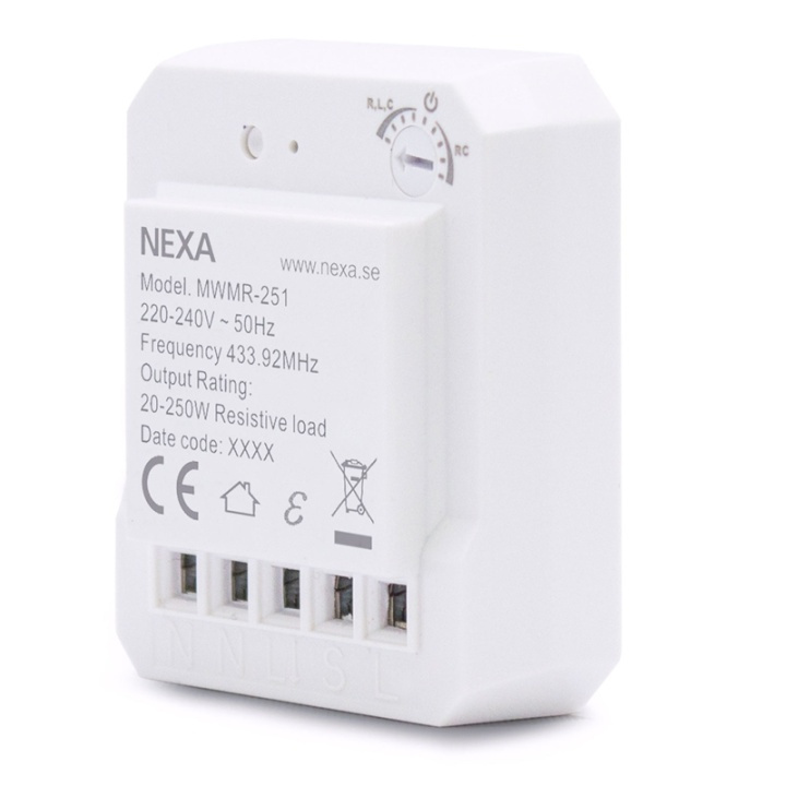 Nexa MWMR-251: Voidaan himmennin Smart Mode -tuella ryhmässä KOTI, TALOUS JA PUUTARHA / Sähkö & Valaistus / Sähköasennus / Tarvikkeet @ TP E-commerce Nordic AB (38-71437)
