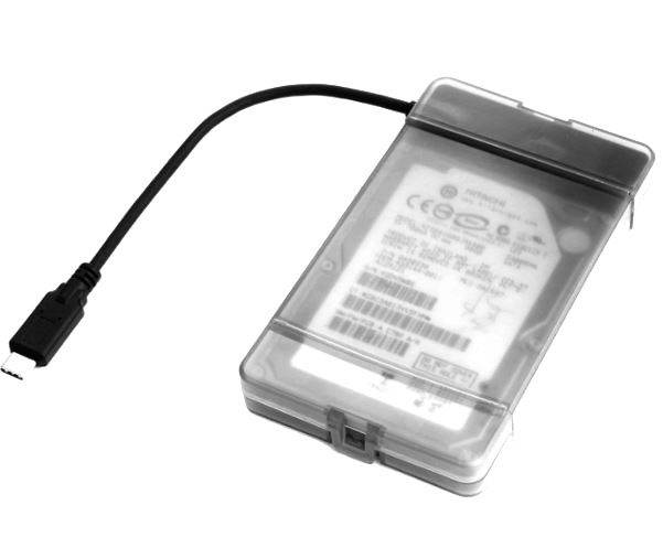deltacoimp USB-C 3.1 Gen2 HDD Adapter, up to 12.5mm, 10Gbps, black ryhmässä TIETOKOONET & TARVIKKEET / Tietokoneen komponentit / Kovalevyt / Sovittimet & Tarvikkeet @ TP E-commerce Nordic AB (38-71791)